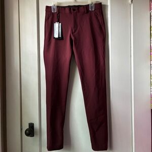 NEW Zara Man super skinny burgundy pants